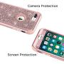 iPhone 8 Plus Case, iPhone 7 Plus Case, Hython Heavy Duty Defender Protective Case Bling Glitter Sparkle Hard Shell Armor Hybrid Shockproof Rubber Bumper Cover for iPhone 7 Plus and 8 Plus, Rose Gold