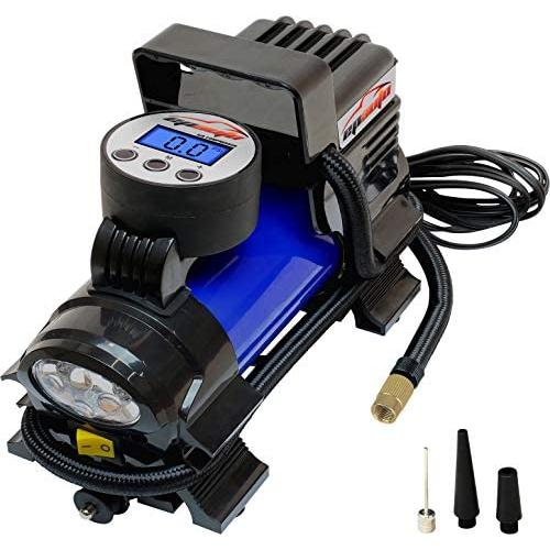 EPAuto 12V DC Portable Air Compressor Pump, Digital Tire Inflator