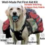FAB FUR GEAR Dog First Aid Kit & Safety Supplies, Camo Pack for Pets for Car, Home, Training, Walking, Camping; Survival & Emergency Care, Tourniquet, Scissors, Medical Tape, Bandages & for Cats Too FAB FUR GEAR Dog First Aid Kit & Safety Supplies, Camo Pack for Pets for Car, Home, Training, Walking, Camping; Survival & Emergency Care, Tourniquet, Scissors, Medical Tape, Bandages & for Cats Too