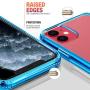 Mkeke Compatible with iPhone 11 Case, Clear iPhone 11 Cases Cover for iPhone 11 6.1 Inch-Blue