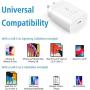 USB C Wall Charger-PD 25W Type C Fast Charging Block Power Adapter for iPhone 11 Pro Max Xs Max XR X 8 Plus, iPad Pro, Samsung Galaxy Note10 S10+ S20 S9 S8, Google Pixel 2 4 3a XL, LG and More