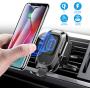 Baseus Wireless Car Charger Mount, 10w Automatic Clamping Air Vent Qi Fast Charging Car Phone Holder Compatible with iPhone Xs/Xs Max/XR/X, Galaxy Note 9/ S9/ S9+ & Other Qi-Enabled 4.7-6.5Inch