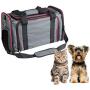 GOOPAWS Soft-Sided Pet Travel Carrier, Airline Approved Cat Carriers Dog Carrier Collapsible, Durable, Top Loading, Car Seat for Dogs and Cats and Small Animal