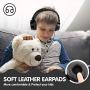 ONTA gorsun Foldable On Ear Audio Adjustable Lightweight Headphone for Kids Cellphones Smartphones iPhone Laptop Computer Mp3/4 Earphones (Black)