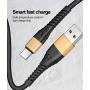 ICSEIO USB Type C Cable 10ft,Extra Long 2Pack 10Foot USB C Cable USB A 2.0 to USB-C Fast Charger Compatible Samsung Galaxy S10 S9 S8 Plus Note 9 8,Moto Z,LG V30 V20 G5,USB C Devices