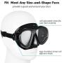 Anti-Fog Scuba Dive Mask,Anti-Leak Tempered Glass Snorkel Diving Mask for Snorkeling, Free Diving Tempered Glass Goggles, Food Grade Silicone and Strap Quick Adjusting Goggles for Women and Men