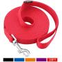 Siumouhoi Dog/Puppy Obedience Recall Training Agility Lead-15 ft 20 ft 30 ft 40 ft 50 ft Long Leash -for Training Leash, Play, Safety, Camping,or Backyard