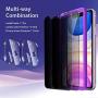 [ 4 Pack ] UniqueMe 2 Pack Privacy Screen Protector + 2 Pack Camera Lens Protector Tempered Glass for iPhone 11 (6.1 inch),[Case Friendly] [Alignment Frame Easy Installation] HD Clear Anti-Scratch Film