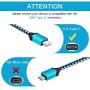 Type C Charger Compatible for Samsung Galaxy S10/9 A90 A80 A50,Note 10/9/8,LG Stylo 5 4 V30s/20 Q7+ G7 G6 V50 G8sThinQ,HopePow Single Port USB Wall Charger Block with 6ft Braided USB C Phone Charger