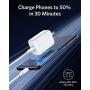 USB C Charger, Anker 65W PIQ 3.0 PPS Fast Charger, PowerPort III Pod, for MacBook, Dell XPS 13, Galaxy S20 / S10, Note 10+ /10, iPhone 11 / Pro/XR/Xs/X, iPad Pro, Pixel, and More