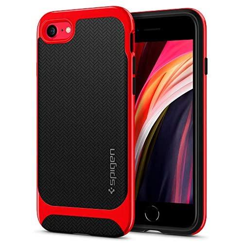 Spigen Neo Hybrid Designed for Apple iPhone SE 2020 Case/Designed for iPhone 8 Case (2017) / Designed for iPhone 7 Case (2016) - Dante Red
