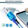 Lighter Charger Adapter, USB Car Charger, AILKIN 3.4a Fast Charging Dual Port Cargador de Carro for iPhone SE 11Pro Max 10 X XR XS Max 8 Plus 7s 6s, iPad, Samsung Galaxy S10e A10 S10 Plus S9, LG, GPS