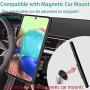Oleaders for Galaxy A71 5G Case [Not for Verizon A71 5G UW] with Screen Protector, Rotatable Ring Holder Fit for Magnetic Car Mount Case for Galaxy A71 5G - Black