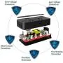 BMK 200W Car Power Inverter DC 12V to 110V AC Car Inverter 4 USB Ports Charger Adapter Car Plug Converter with Switch and Current LCD Screen BMK 200W Car Power Inverter DC 12V to 110V AC Car Inverter 4 USB Ports Charger Adapter Car Plug Converter with Switch and Current LCD Screen