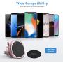Magnetic Phone Car Mount, Penom Cell Phone Holder for Car Universal Air Vent Magnet Car Phone Mount Fits iPhone 11 Xs Max XR X 8 7 6S 6 Plus and Most Smartphones (Rose Gold)