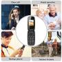 Ushining Unlocked Flip Phone 3G Tmobile Flip Phone Big Icon Easy to Use Flip Cell Phones Unlocked for Kids or Backup Phone (Black)