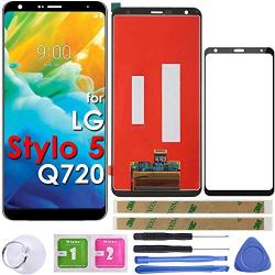 LCD Screen Replacement Touch Display Digitizer Assembly (Black) for LG Stylo 5 Stylus 5 Q720 Q720CS/PS Q720MS/US 6.2"