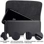 nuoku Horizontal Leather Phone Holster for iPhone Xs Max iPhone XR iPhone8Plus 7Plus 6/6sPlus Belt Clip Holster Pouch Case with ID Card Holder with Other Slim TPU PC On(Max 6.5 Black)
