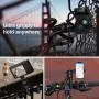 Tripod for iPhone/Android Phone, Goofoto Flexible Phone Tripod with Wireless Remote, Bendable Smartphone Tripod Mini Vlogging Tripod Stand Holder for Camera Mobile Cell Phone(Upgraded)