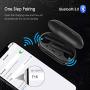 slitinto Wireless Earbuds Bluetooth 5.0 Earphones, IPX7 Waterproof Bluetooth Earbuds with 30H Playtime, TWS Stereo in-Ear Sports Headset with Charging Case, Mic, Touch Control for Running/Workout