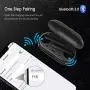 slitinto Wireless Earbuds Bluetooth 5.0 Earphones, IPX7 Waterproof Bluetooth Earbuds with 30H Playtime, TWS Stereo in-Ear Sports Headset with Charging Case, Mic, Touch Control for Running/Workout