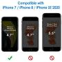 JETech Case for Apple iPhone SE 2020 2nd Generation, iPhone 8 and iPhone 7, 4.7-Inch, Shockproof Bumper Cover, Anti-Scratch Clear Back, Dark Grey