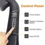 Sunanth Shiatsu Back and Neck Massager with Heat,Deep Tissue 3D Kneading Massage for Shoulder,Waist, Body Muscle Pain Relief Use at Home,Office and Car
