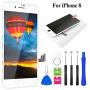 BuTure for iPhone 8 Screen Replacement 4.7" LCD Display & Touch Screen Digitizer Frame Assembly with Magnetic Repair Tools and Screen Protector (White)