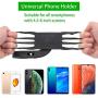 Bike Phone Mount 2 Pack, Bicycle Handlebar Adjustable Universal iPhone Holder