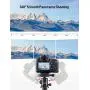 ESDDI Camera Tripod, DSLR Tripod with 360° Ball Head, 64" Aluminum Tripod with Monopod 1/4" Quick Release Plate and Phone Holder for Vlog,Travel and Work ESDDI Camera Tripod, DSLR Tripod with 360° Ball Head, 64" Aluminum Tripod with Monopod 1/4" Quick Release Plate and Phone Holder for Vlog,Travel and Work