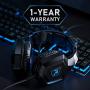 RUNMUS Stereo Gaming Headset for PS4, Xbox One, Nintendo Switch, PC, PS3, Mac, Laptop, Over Ear Headphones PS4 Headset Xbox One Headset with Surround Sound, LED Light & Noise Canceling Microphone