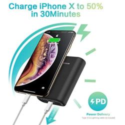 Power Bank USB C, Metecsmart Fast Charging Portable Charger 10000mAh, External Battery Type C, Portable battery Charger, Backup Power Bank Fast Charge Powerbank, Battery Pack for cell phones