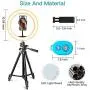 10" Ring Light with 50" Tripod Stand for Live Stream/Makeup/YouTube Video/TikTok/Photography, MOUNTDOG Selfie Ring Light Kit LED Circle Lights with Phone Holder, Compatible with iPhone/Android 10" Ring Light with 50" Tripod Stand for Live Stream/Makeup/YouTube Video/TikTok/Photography, MOUNTDOG Selfie Ring Light Kit LED Circle Lights with Phone Holder, Compatible with iPhone/Android