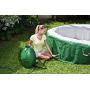 Coleman SaluSpa Inflatable Hot Tub Spa, Green & White