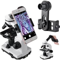 Gosky Microscope Lens Adapter, Microscope Smartphone Camera Adaptor - for Microscope Eyepiece Tube 23.2mm, Built-in WF 16mm Eyepiece - Capture and Record The Beauty in The Micro World