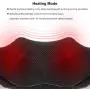 Neck Massager, Shiatsu Back Massagers with Heat Function and Electric Deep Tissue 3D Kneading, Relieve Muscle Pain, for Shoulder, Travel, Office, Home, Car Neck Massager, Shiatsu Back Massagers with Heat Function and Electric Deep Tissue 3D Kneading, Relieve Muscle Pain, for Shoulder, Travel, Office, Home, Car