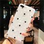 J.west iPhone 8 Plus Case/iPhone 7 Plus Case, Cute Ultra Thin [Tinfoil Series] Macaron Color Bling Lightweight Soft TPU Case Cover for iPhone 7 Plus / 8 Plus (Black Heart)