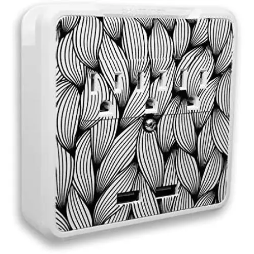 Glamsockets Decorative Wall Mount Surge Protector with 3 Outlets, Dual USB Charging Ports and Phone Holder - USB Charging Center/Multi Function Wall Tap (Abstract Vines) Glamsockets Decorative Wall Mount Surge Protector with 3 Outlets, Dual USB Charging Ports and Phone Holder - USB Charging Center/Multi Function Wall Tap (Abstract Vines)