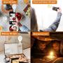 Selfie Ring Light, Clip-on Light Ring for Phone Upgraded 54 LED Rechargeable Portable Selfie Fill Light with 3 Light Modes, 8-Level Brightness, 210° Rotating for iPhone and Android