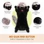 PRAJNAY Dog Squeaky Toys No Stuffing, 5 Pack Crinkle Pet Chew Toys Funny Animal Interactive Plush Puppy Toys Set for Small Medium Large Dogs