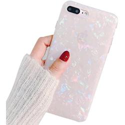 J.west iPhone 8 Plus Case/iPhone 7 Plus Case, Cute Ultra Thin [Tinfoil Series] Macaron Color Bling Lightweight Soft TPU Case Cover for iPhone 7 Plus / 8 Plus (Colorful)