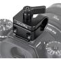 SMALLRIG Single 15mm Rod Clamp with Cold Shoe Adapter for 15mm Rods Support System, Monitor Mount, Microphone Mount - 1597