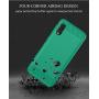 Muokctm Samsung Galaxy A10E Case, with Tempered Glass Screen Protector, Slim Soft TPU Protective Rubber Bumper Case Cover for Samsung Galaxy A10E Phone (Green)