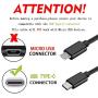 Adaptive Fast Charger Kit for Samsung Galaxy S10/ S10e/ S9/S8/S8 Plus/Note 8/9,LaoFas USB 2.0 Recharger Kit (Wall Charger + Car Charger + 2 x Type C USB Cables) Quick Charger-Black