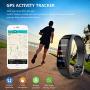 SIKADEER Fitness Tracker, Activity Tracker Watch with Blood Pressure Heart Rate Monitor, IP68 Waterproof Smart Watch with Step Counter, Calorie Counter, Sleep Monitor, Call & SMS