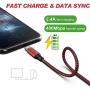 HOVAMP MFi Certified 5Pack[6-6-6-6-6ft] Nylon Braided iPhone Charger Lightning Cable Fast Charging & Syncing Long Cord Compatible iPhone 11Pro Max/11Pro/11/XS/Max/XR/X/8/8P/7/7P and More-Black&Red