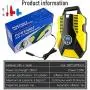 Portable Digital Air Compressor Tire Inflator for Car Tires, Car Air Pump 150PSI DC 12V with LED Light,Auto tire inflator for Car, Bicycle, Motorcycle, Basketball and Other Inflatables