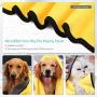 SEICIPET 5 in 1 Pet Shower Kit with Bath Glove Brushs |Dog Shower Towel |Massage & Remove Hair Stainless Steel Comb |Grooming Shower Tool for Indoor & Outdoor Use