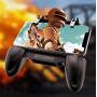 Mobile Game Controller with Portable Charger & Cooling Fan - Compatible with PUBG, COD, Fortnite, Shooting Games - Sensitive Buttons Shooter Handgrip - L1R1 Trigger Gamepad Remote for 4-6.5" Phone