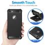 SUPBEC iPhone 7/8 Case with Card Holder and [ Screen Protector Tempered Glass x2Pack] Protective Ultra-Thin-Slim Cover with Silicone TPU Shockproof Rubber Wallet Case for iPhone7 / iPhone8-Black